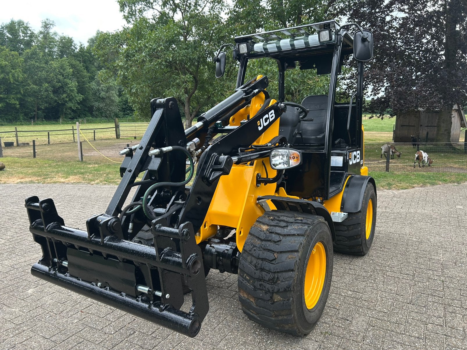 JCB 403 mini shovel Marge, Ophalen, Wiellader of Shovel