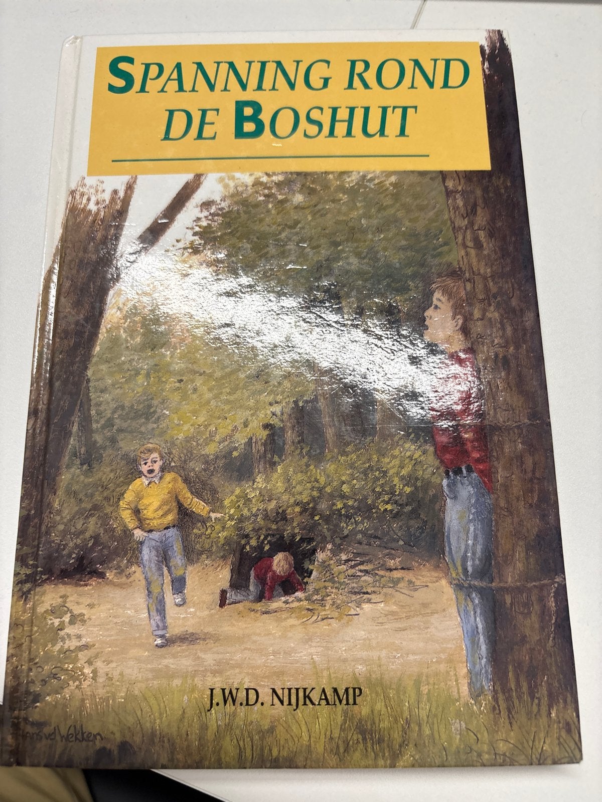 Spanning rond de Boshut - J.W.D. Nijkamp, Ophalen of Verzenden, Zo goed als nieuw, Fictie