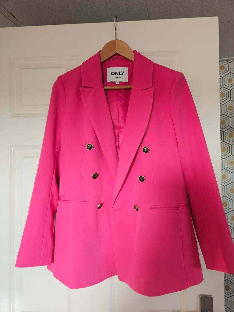 Roze colbert jasje Only maat 38, Maat 38/40 (M), Only, Ophalen of Verzenden, Jasje