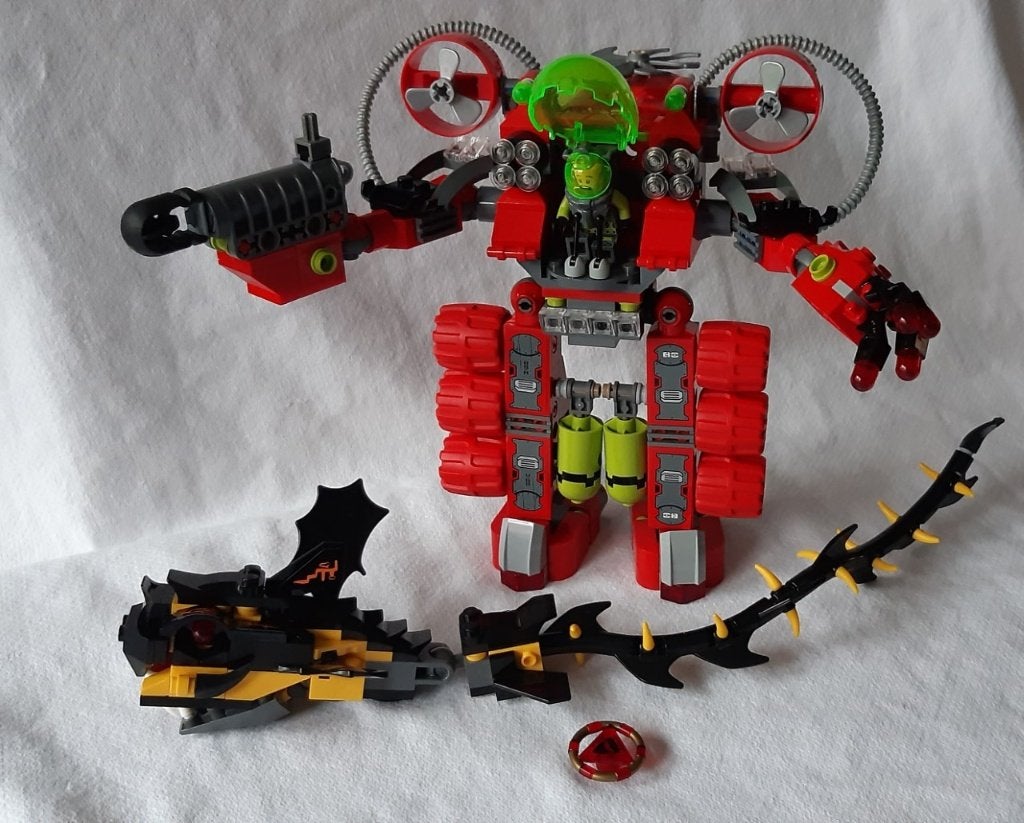 Lego Atlantis 8080: undersea explorer:, Transformer + figuur, Kinderen en Baby's, Speelgoed | Duplo en Lego, Ophalen of Verzenden