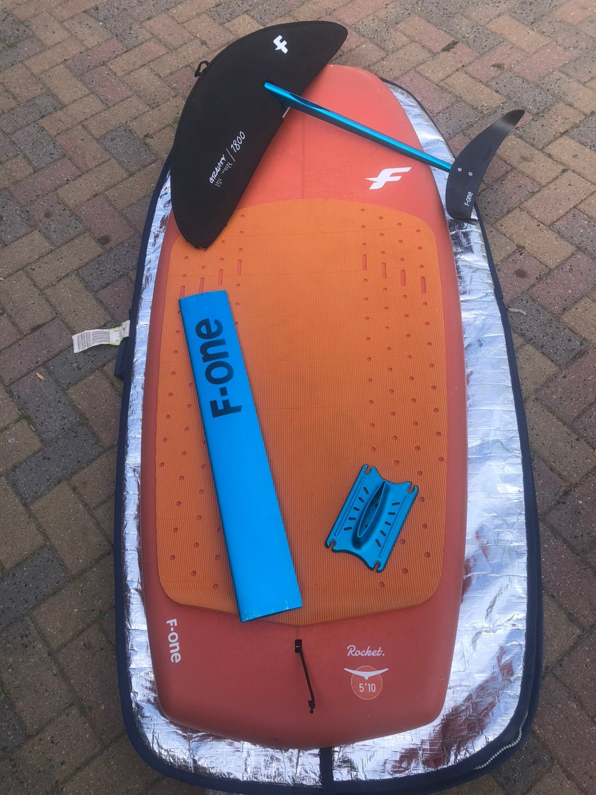F-One wingfoil set, Ophalen, Gebruikt