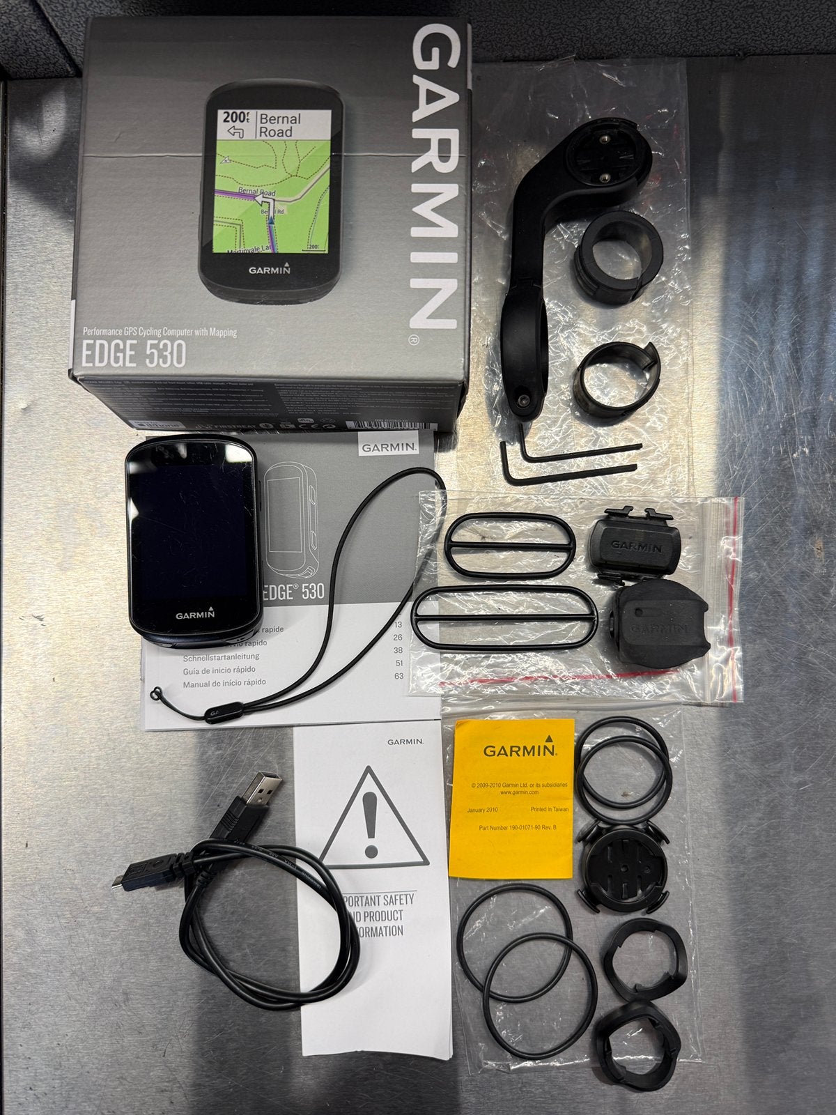 Garmin Edge 530 sensor bundle, Ophalen of Verzenden, Draadloos, Zo goed als nieuw