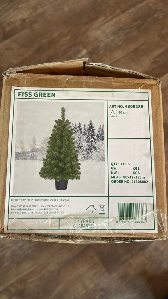 Kerstboom kunst, Ophalen, Zo goed als nieuw