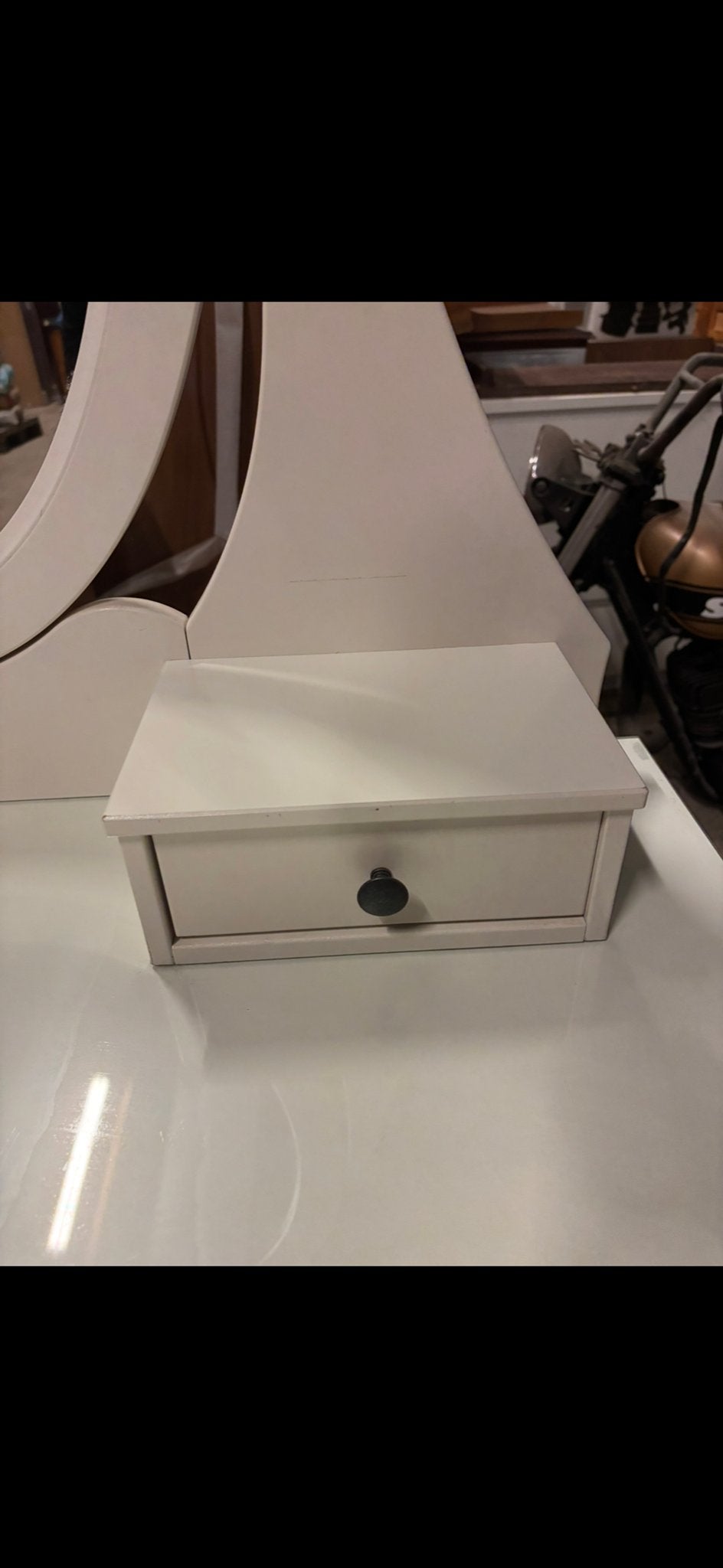 IKEA Hemnes toilettafel met spiegel, Huis en Inrichting, Gebruikt, Ophalen of Verzenden, Nvt, Minder dan 100 cm