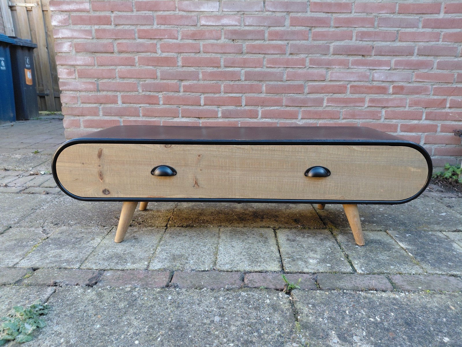 TV meubel/ladekast, 100 tot 150 cm, Zo goed als nieuw, Industrieel, modern, midcentury modern, mcm, Minder dan 100 cm
