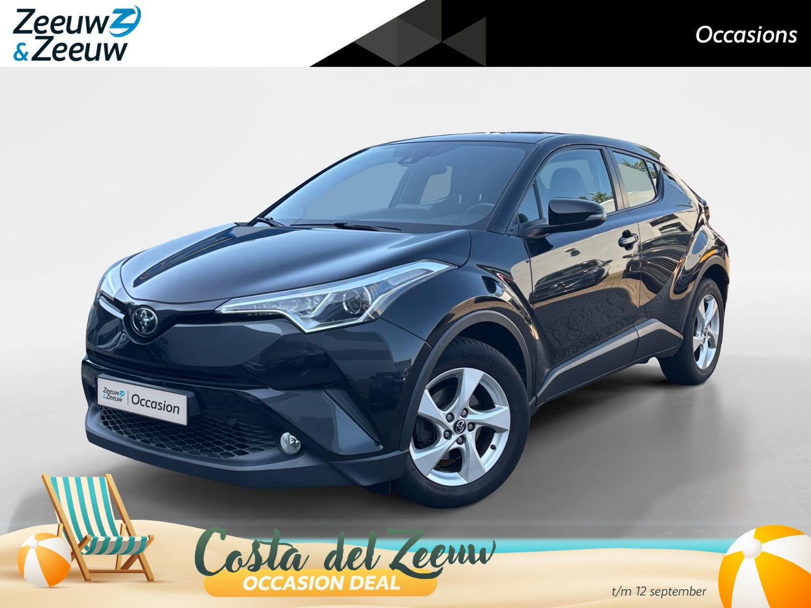 Toyota C-HR 1.2 Comfort | Achteruitrijcamera | Dodehoek dete, Auto's, Toyota, Voorwielaandrijving, 12 maanden, Stof, Gebruikt