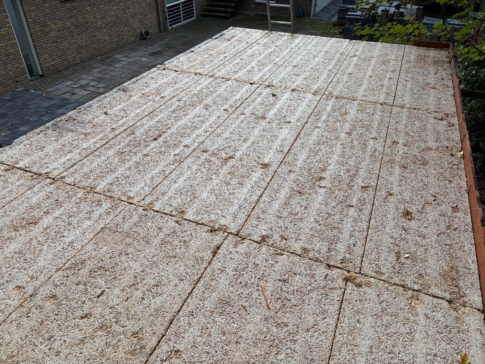 Houtwolcement platen ca. 16m2, Doe-het-zelf en Verbouw, Overige materialen, Gebruikt, 15 m² of meer, Ophalen