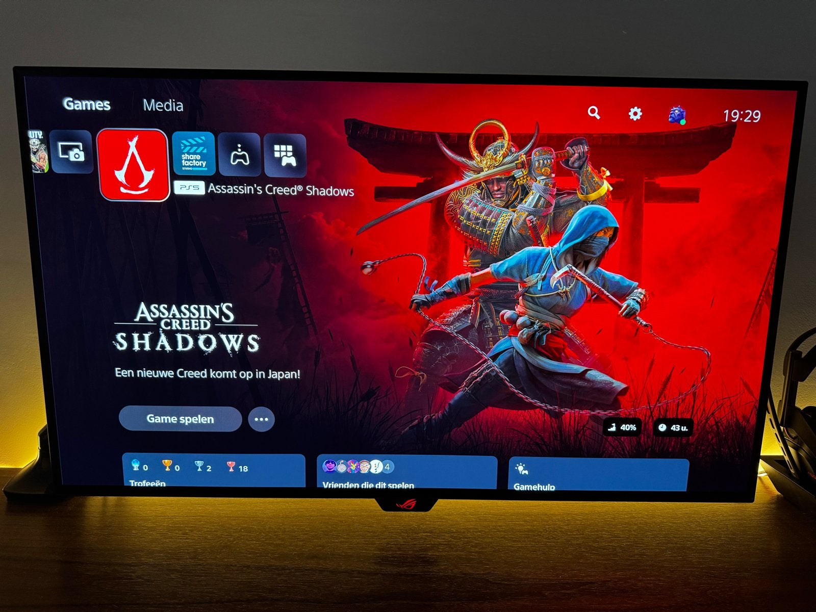Asus XG32UCWG 4K 165hz oled Gaming Monitor, Minder dan 1 ms, Zo goed als nieuw, Overige typen, Ophalen