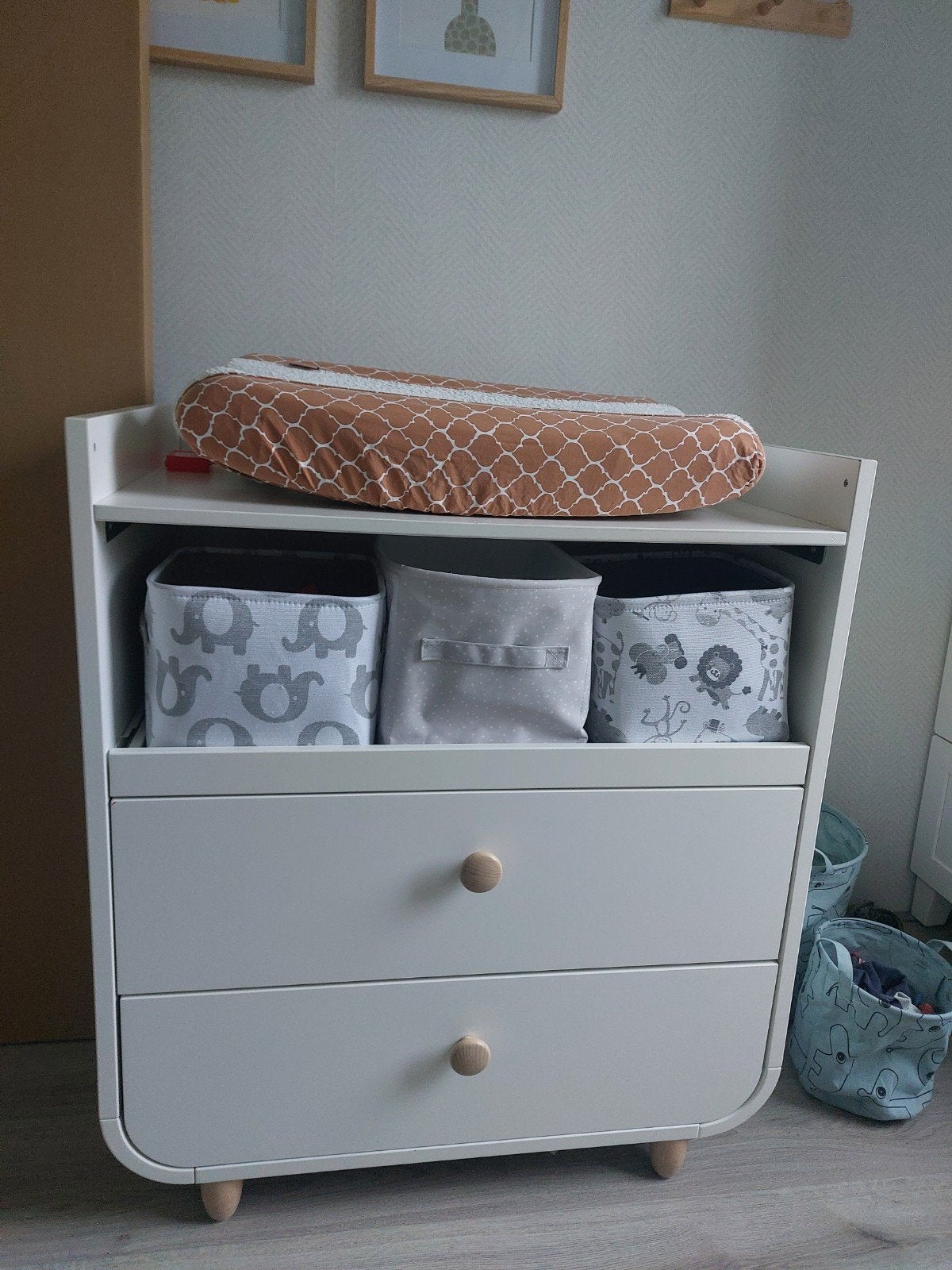 Witte commode Myllra IKEA met lades, Ophalen, Gebruikt, 50 tot 70 cm, 75 tot 100 cm