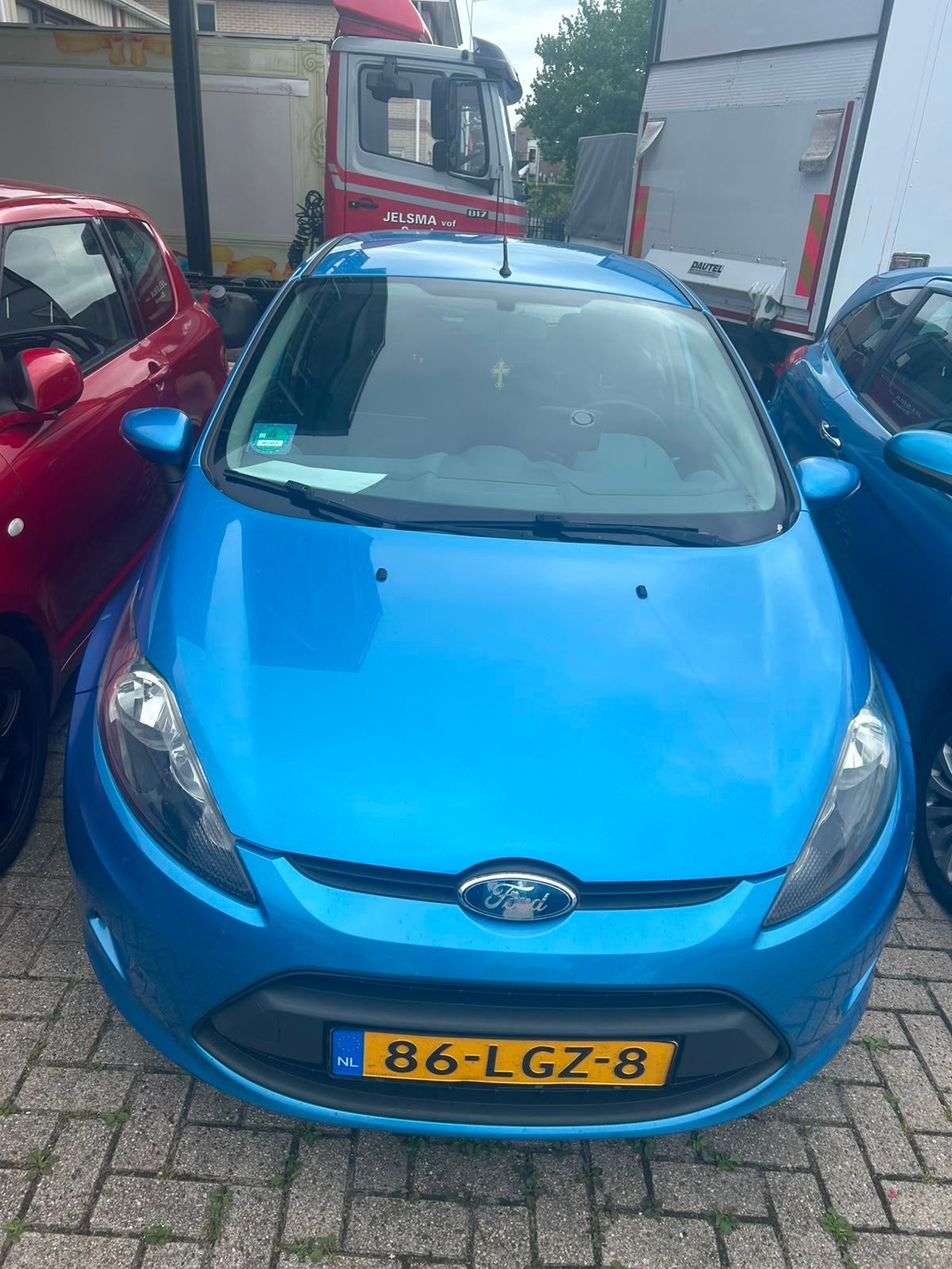 Ford Fiësta 1.25 44KW 5DR 2010 Blauw, Voorwielaandrijving, 40 €/maand, 1242 cc, 4 cilinders