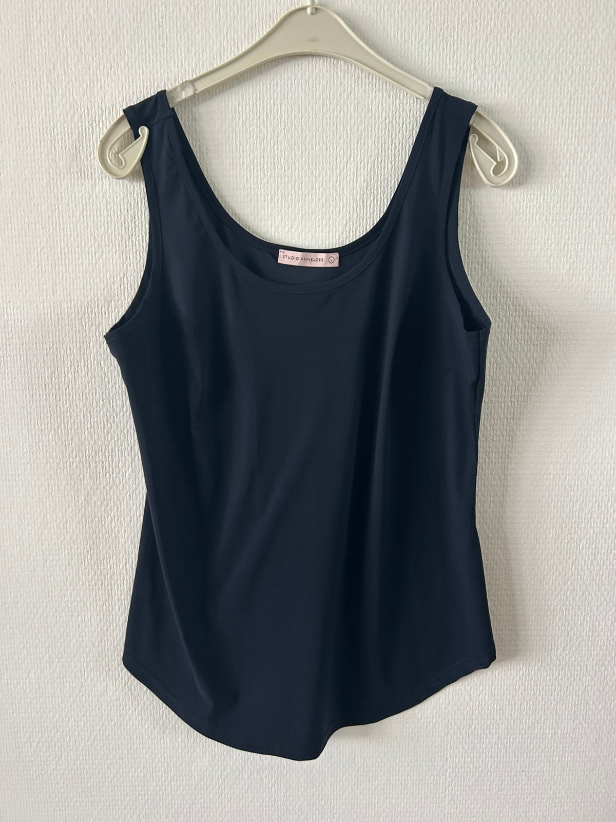 Studio Anneloes hemdje L Blauw, Ophalen of Verzenden, Zo goed als nieuw, Blauw, Zonder mouw