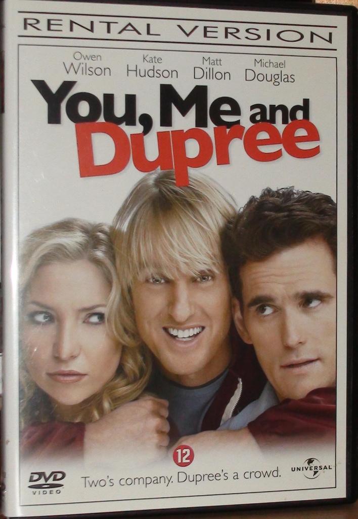 dvd you me and dupree, Alle leeftijden, Ophalen of Verzenden, Zo goed als nieuw, Romantische komedie