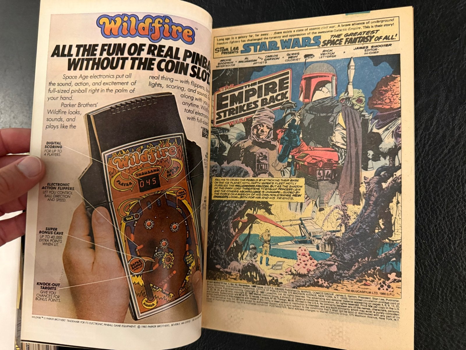 Star Wars Comic #42 Marvel NM - First Appearance Boba Fet, Eén comic, Amerika, Ophalen of Verzenden, Zo goed als nieuw