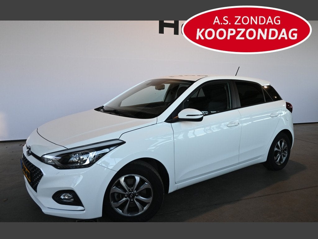 Hyundai i20 1.0 T-GDI Comfort Clima Carplay Navigatie Cruise, Auto's, Hyundai, Voorwielaandrijving, Met garantie (alle), Wit, Origineel Nederlands