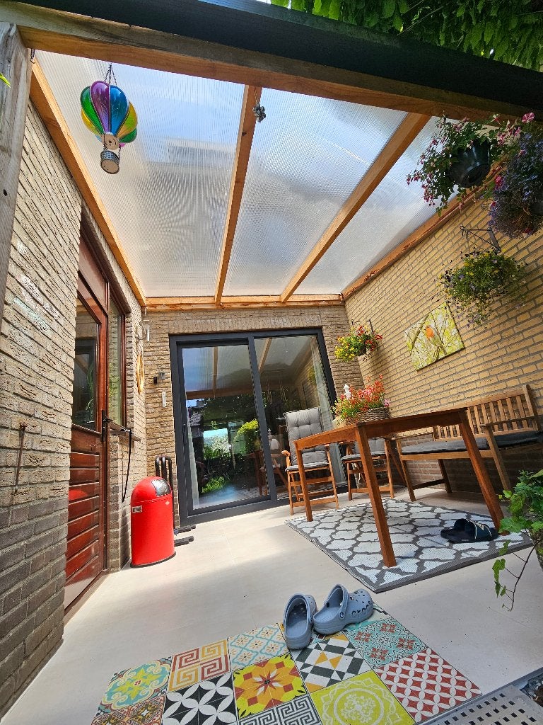 Houten veranda, Ophalen, Zo goed als nieuw, Veranda