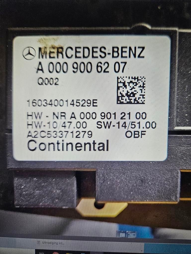 Mercedes A0009006207 Continental ECU Brandstofpomp regelmodu, Ophalen of Verzenden, Gebruikt, Mercedes-Benz