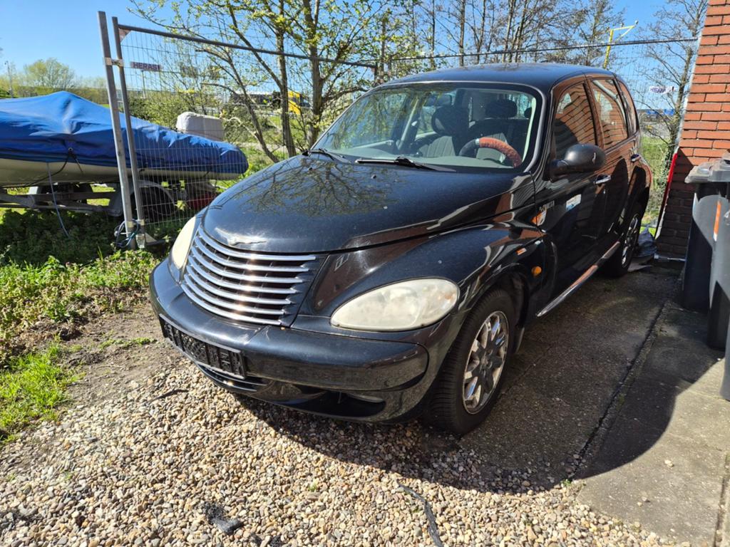 Chrysler PT Cruiser 2.0 I 16V AUT 2003 Zwart, Auto's, 4 cilinders, Zwart, 75 €/maand, Grijs