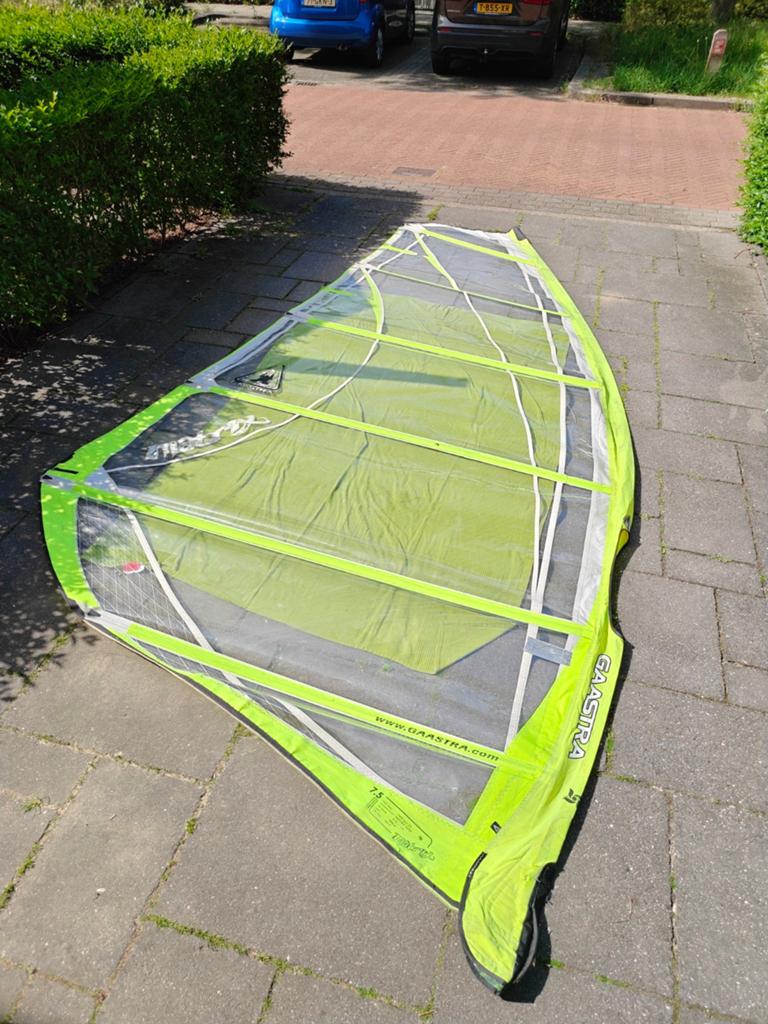Gaastra Matrix 7.5 zeil, 1 lat te vervangen, Watersport en Boten, Ophalen, Gebruikt, Zeil