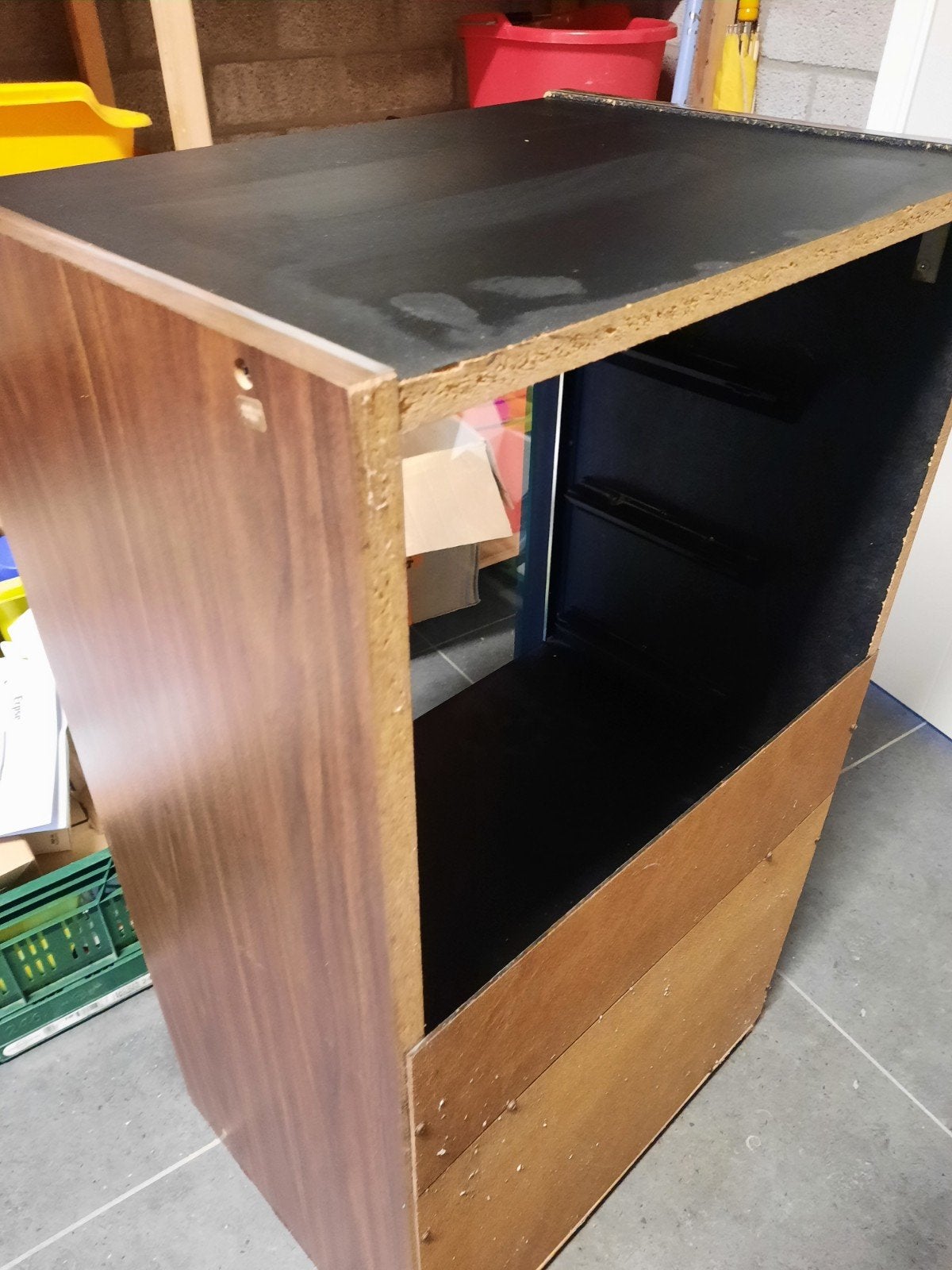 Vintage Sansui audiomeubel met glazen deuren, Ophalen of Verzenden, Gebruikt, Overige merken