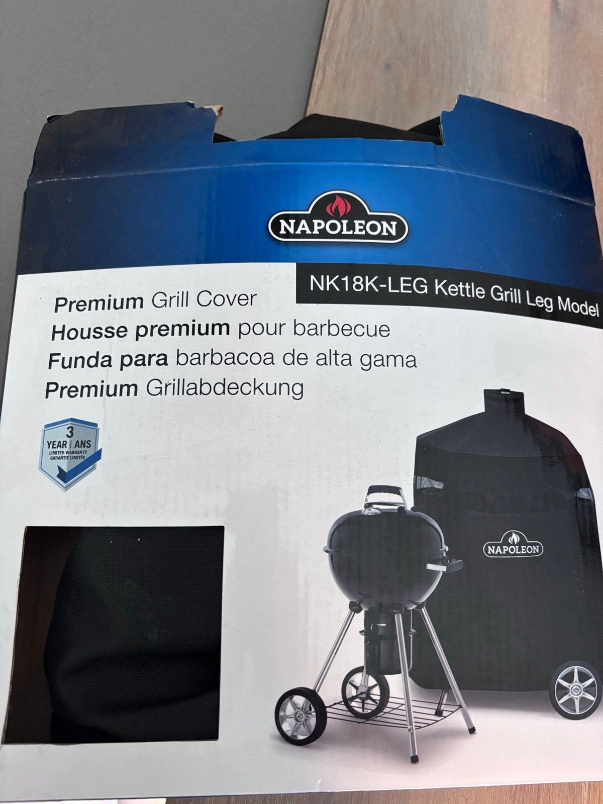 Napoleon Premium Grill Cover NK18K-LEG Kettle Grill, Ophalen of Verzenden, Nieuw