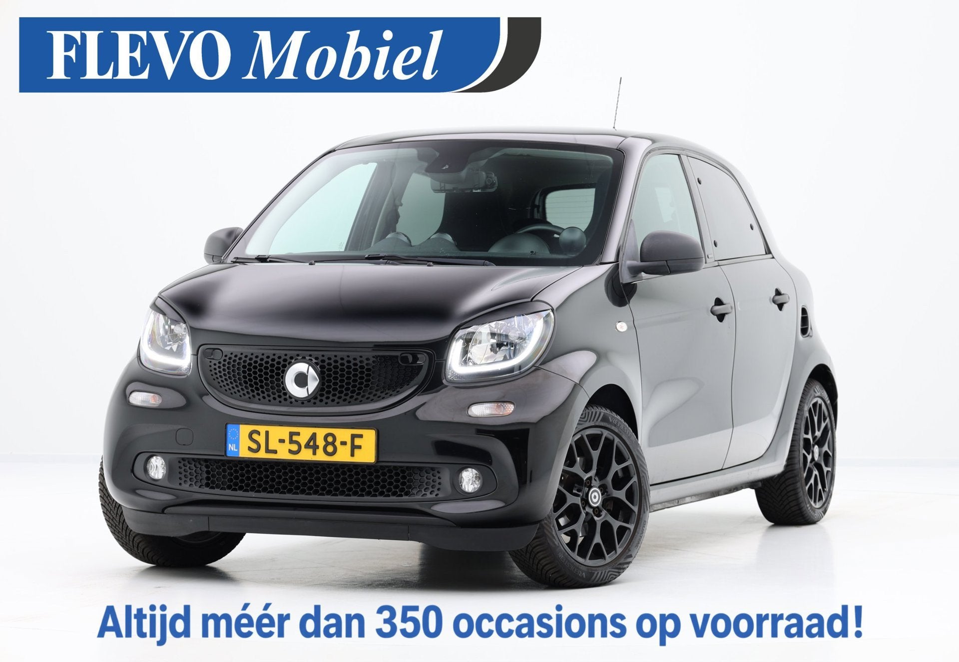 Smart Forfour 1.0 Passion 5-drs Pano|Clima|Cruise|Navi|LMV, Auto's, Automaat, Gebruikt, 4 stoelen, 3 cilinders