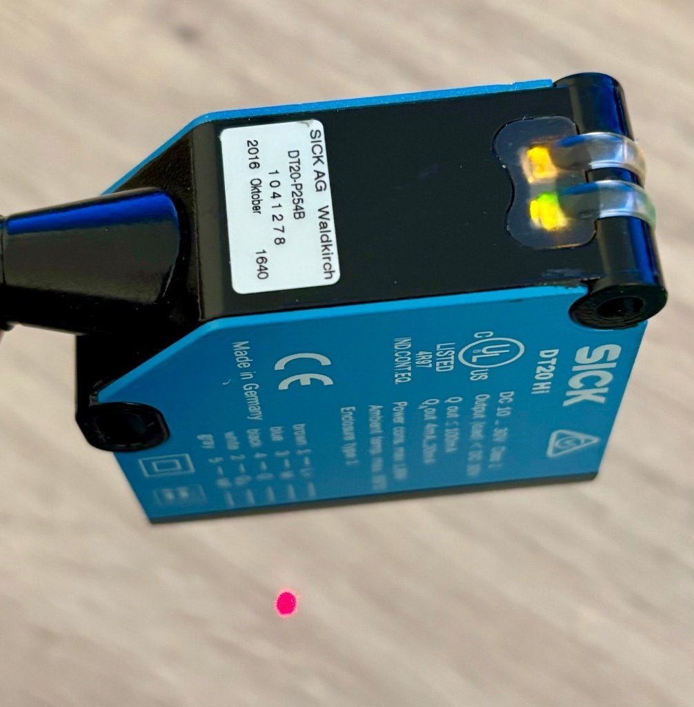 SICK - Laser Distance Sensor - DT20 Hi - DT20-P254B, Hobby en Vrije tijd, Elektronica-componenten, Ophalen of Verzenden, Zo goed als nieuw