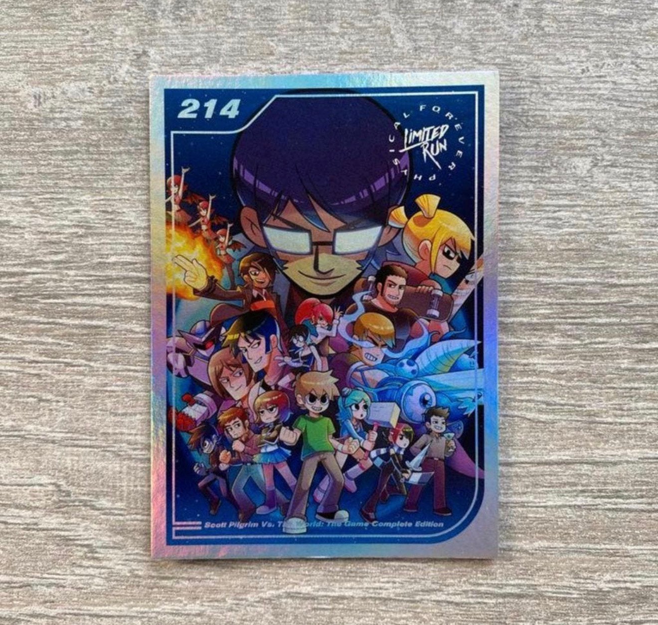 Scott Pilgrim The World Limited Run Edition 214 kaart card, Ophalen of Verzenden, Zo goed als nieuw, Losse kaart