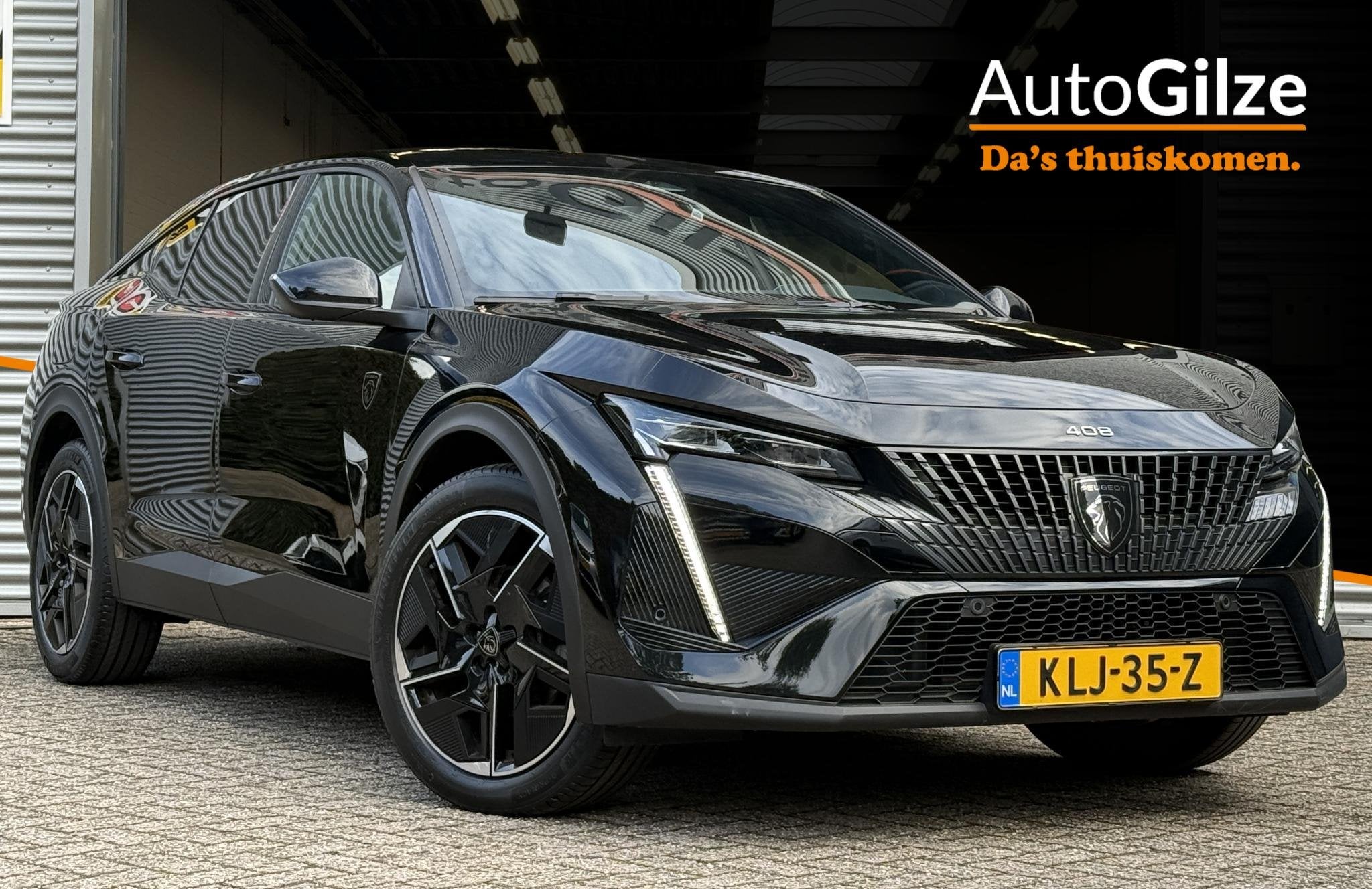 Peugeot 408 1.2 PureTech GT 130 EAT8 l Memory stoelen l Elec, Auto's, Gebruikt, 1199 cc, Automatische klimaatregeling, Alcantara