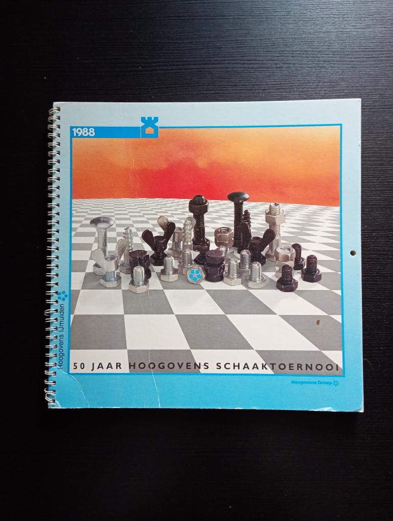 schaken Hoogovens 1988, Hobby en Vrije tijd, Ophalen of Verzenden, Minder dan 500 stukjes, Zo goed als nieuw, Schaken