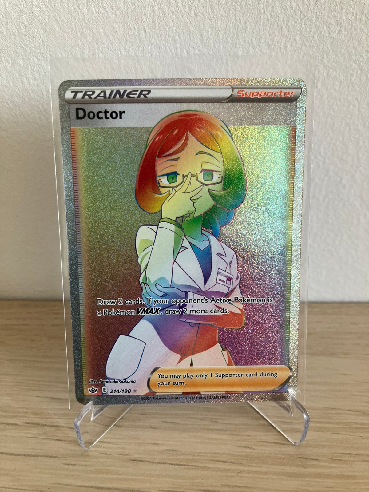 Doctor 214/198 BOOSTERFRIS, Ophalen of Verzenden, Zo goed als nieuw, Losse kaart, Foil