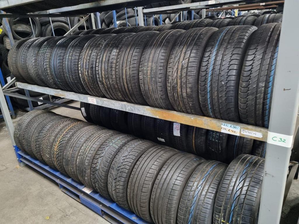 195/50/15 zomerbanden diverse A-merken 6+mm vanaf €40 p st., Gebruikt, 15 inch, -, -
