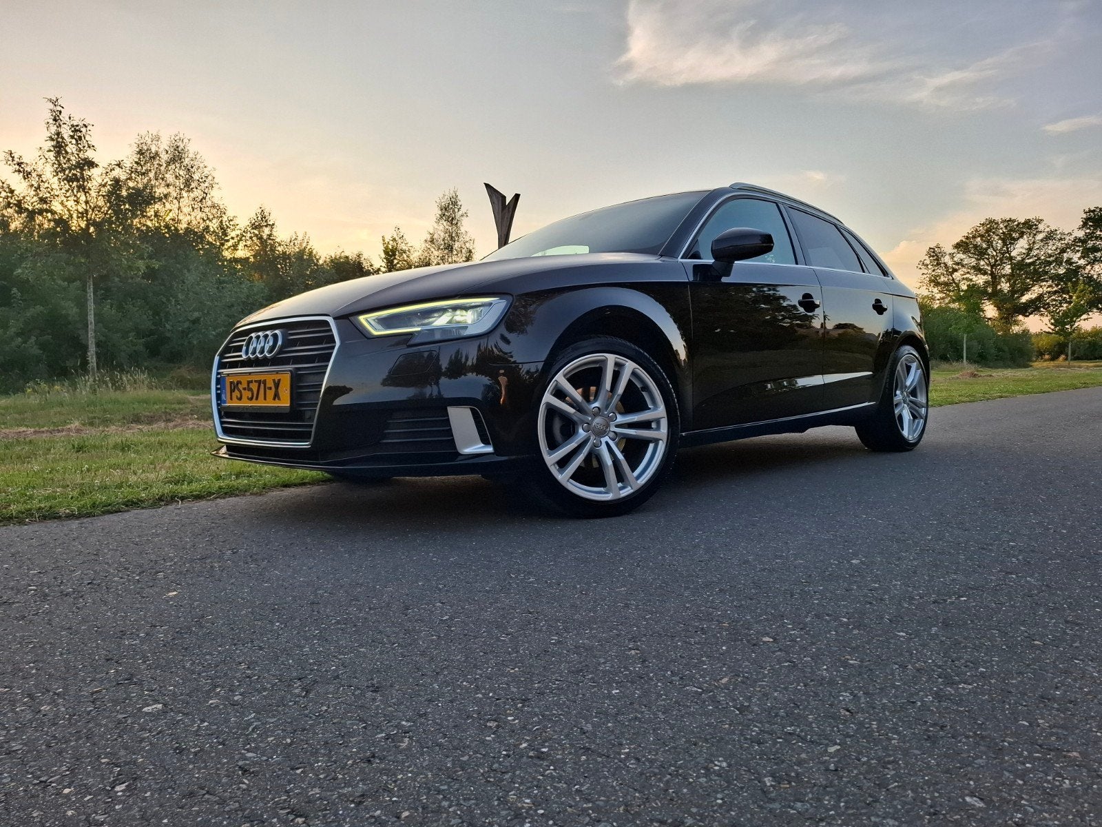 Audi A3 1.4 Tfsi 110KW SB S-tronic 2016 Zwart, Auto's, 4 cilinders, Zwart, 1395 cc, 650 kg