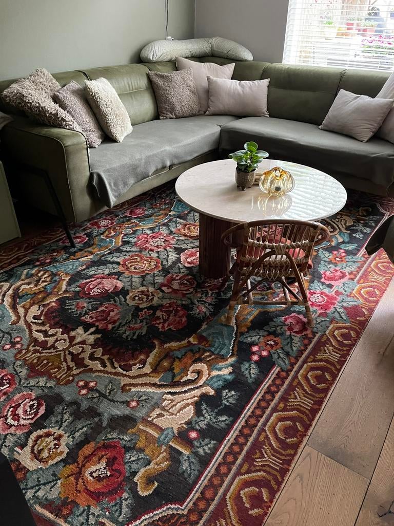 Vintage kelim vloerkleed, Huis en Inrichting, Stoffering | Tapijten en Kleden, Ophalen of Verzenden, Zo goed als nieuw, Rechthoekig