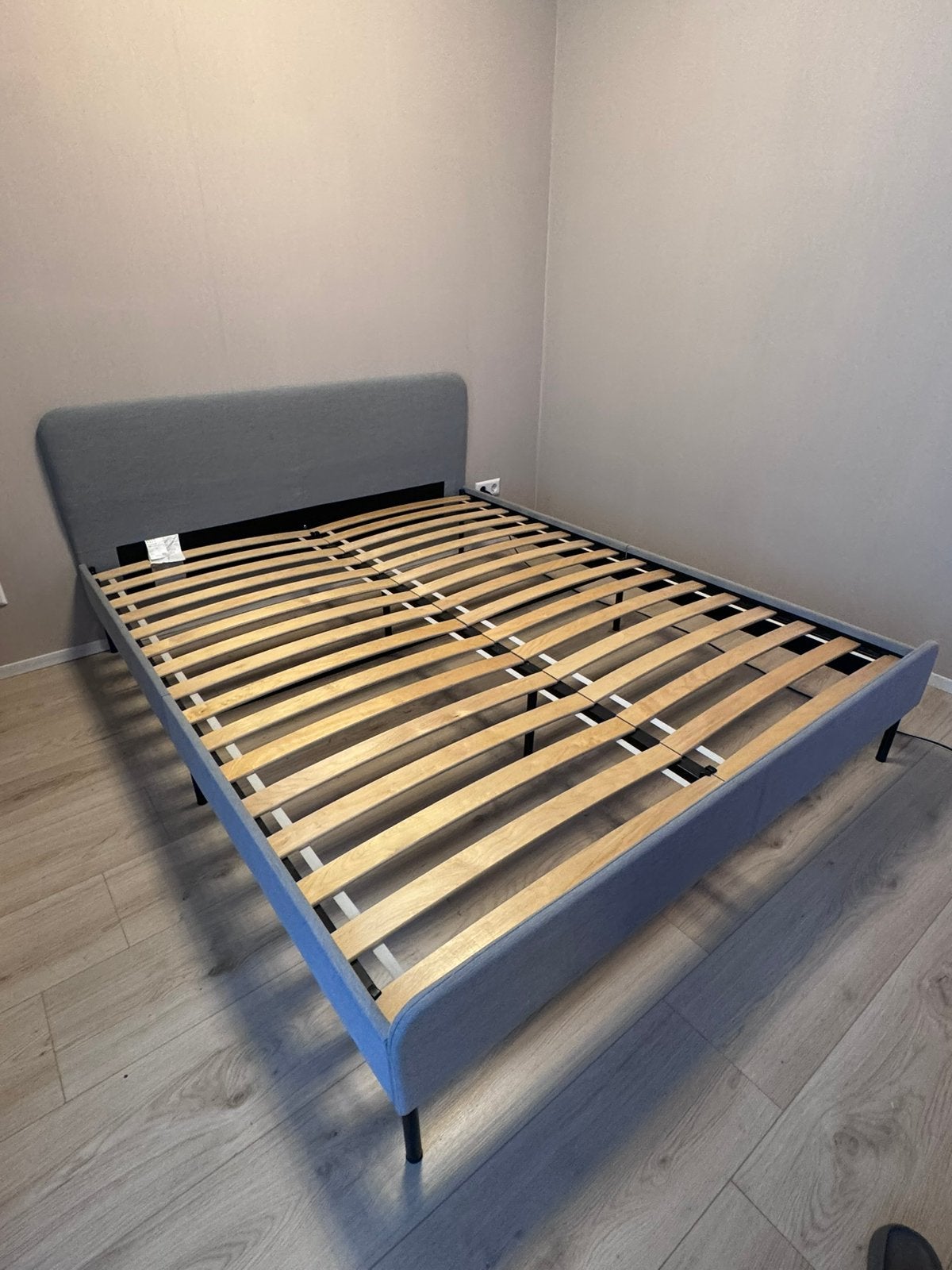 Slattum bed Ikea 160x200cm, Ophalen, Overige materialen, Tweepersoons, Zo goed als nieuw