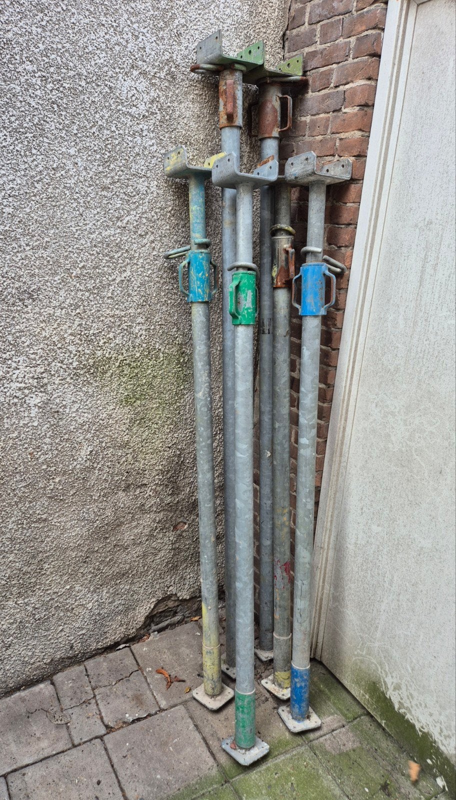 bouwstempels 4 stuks, Doe-het-zelf en Verbouw, Ophalen, Overige typen, Minder dan 2 meter