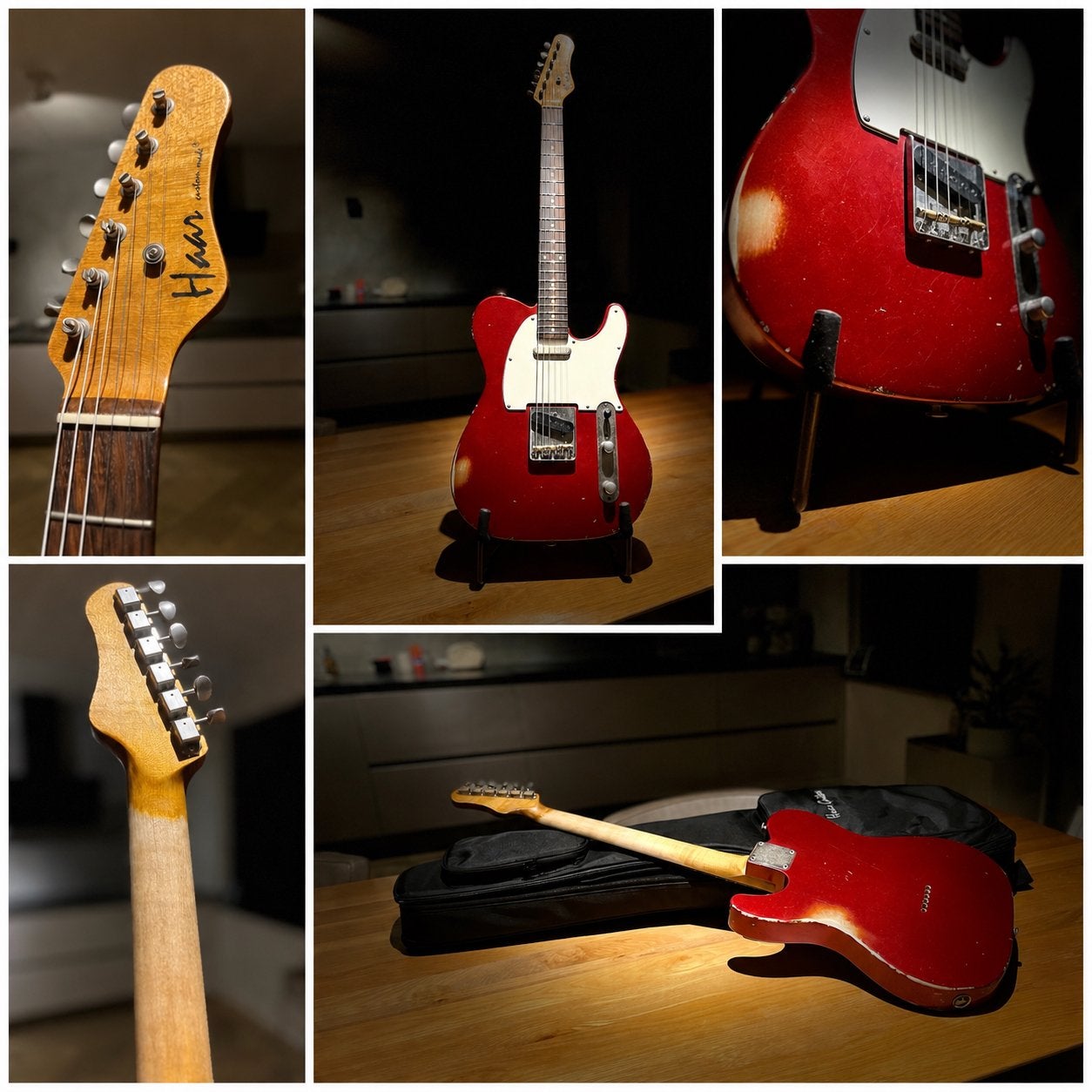 Haar Guitars telecaster, Ophalen, Zo goed als nieuw, Solid body, Overige merken