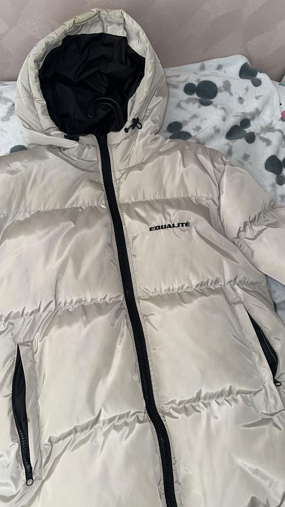 Equalite beige jas, Ophalen of Verzenden, Zo goed als nieuw, Beige