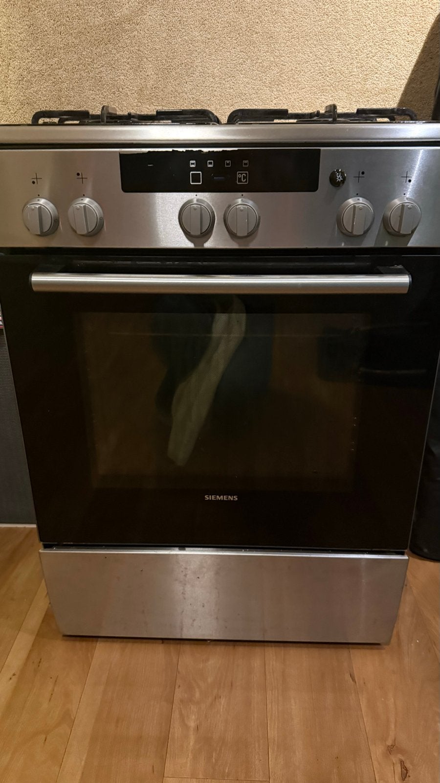 Siemens gasfornuis met elektrische oven, Ophalen, Gebruikt, 4 kookzones, Gas