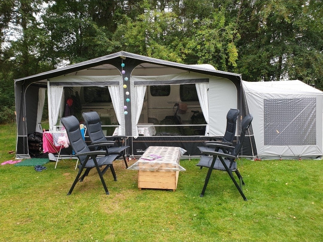 Voortent Ventura Pacific G18 A962 3 mtr stalen frame aanbouw, Ophalen, Zo goed als nieuw, Isabella