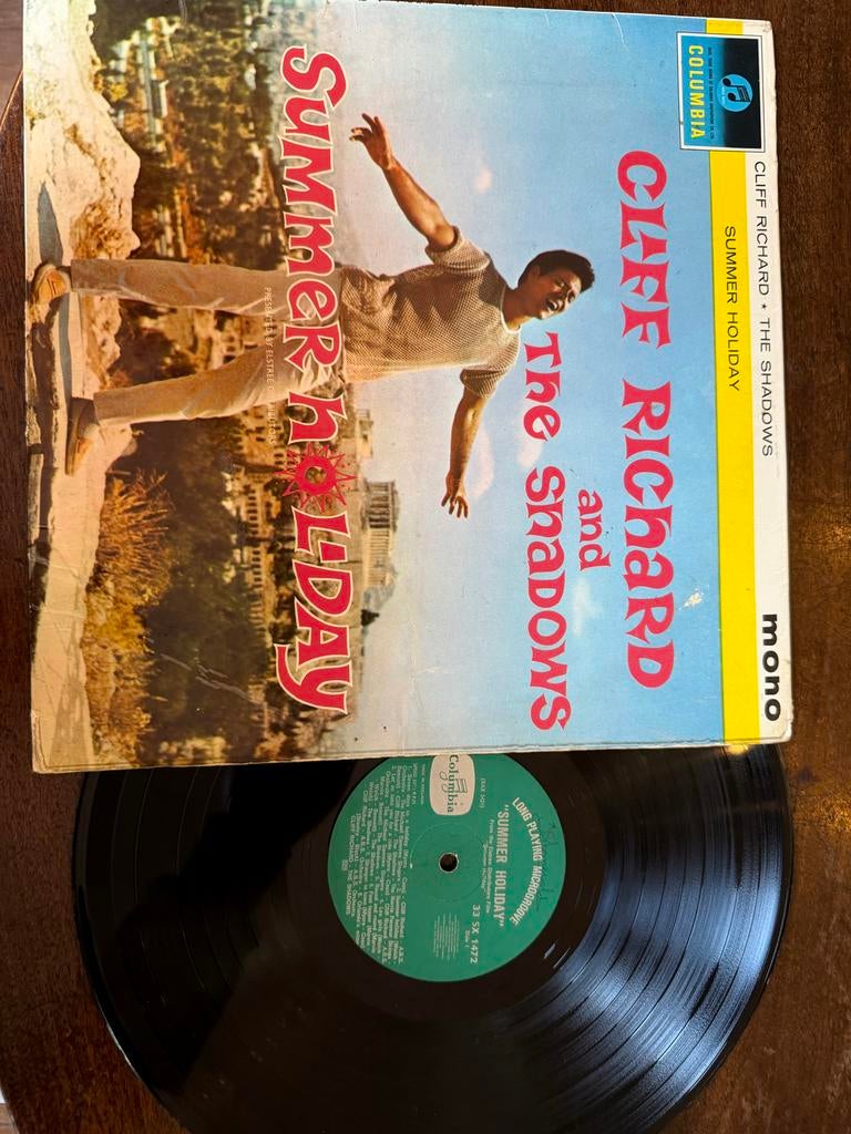 Cliff Richard & The Shadows - Summer Holiday (Mono LP), Cd's en Dvd's, Gebruikt, Originele persing, Ophalen of Verzenden, 12 inch
