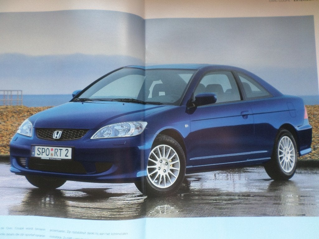 Honda Civic Coupe Brochure, Ophalen of Verzenden, Zo goed als nieuw, Honda