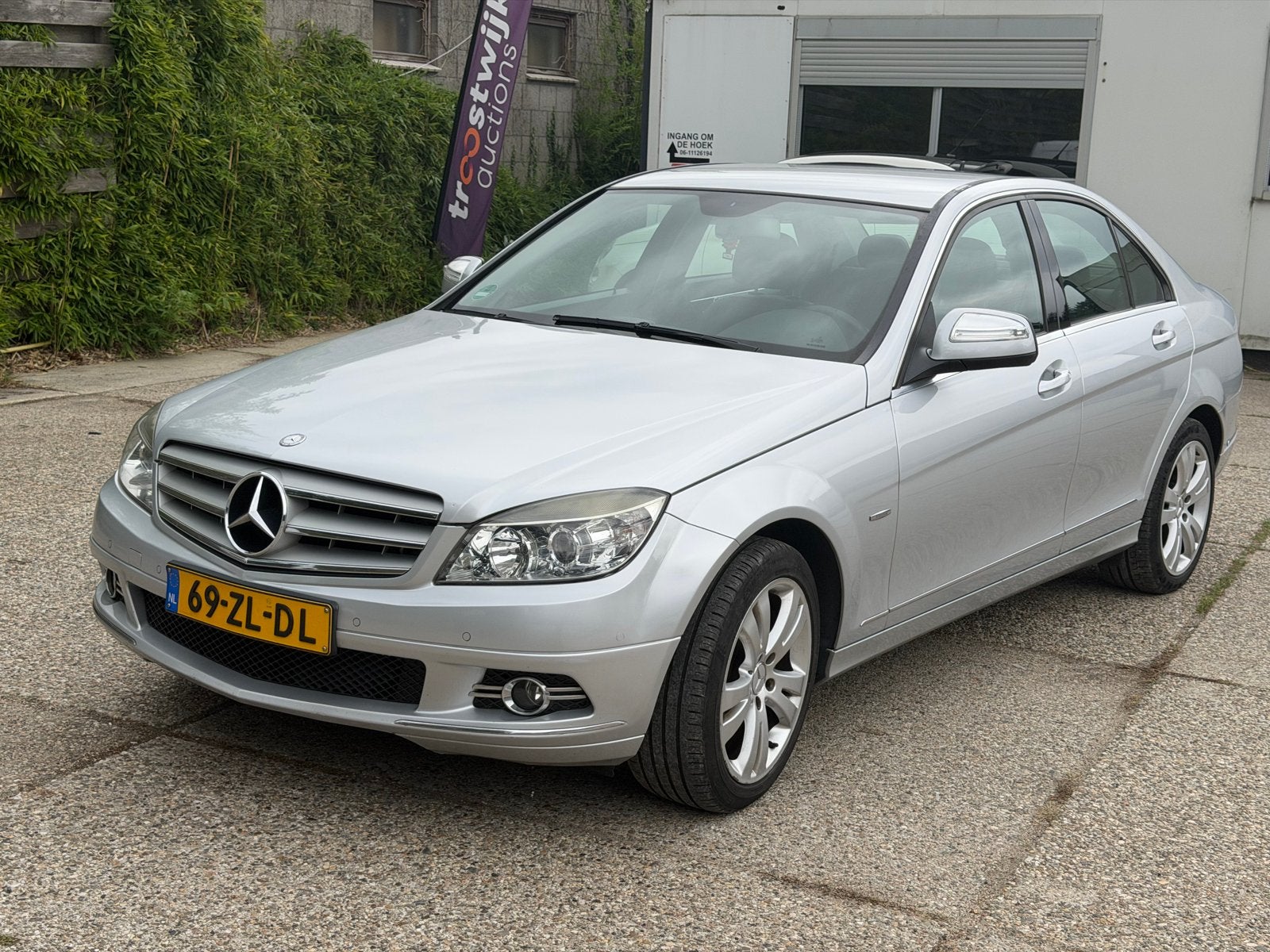 Mercedes-Benz C-Klasse 2.2 CDI C220 Sedan AUT 2008 Grijs, Auto's, Automaat, 1800 kg, 4 cilinders, 1505 kg