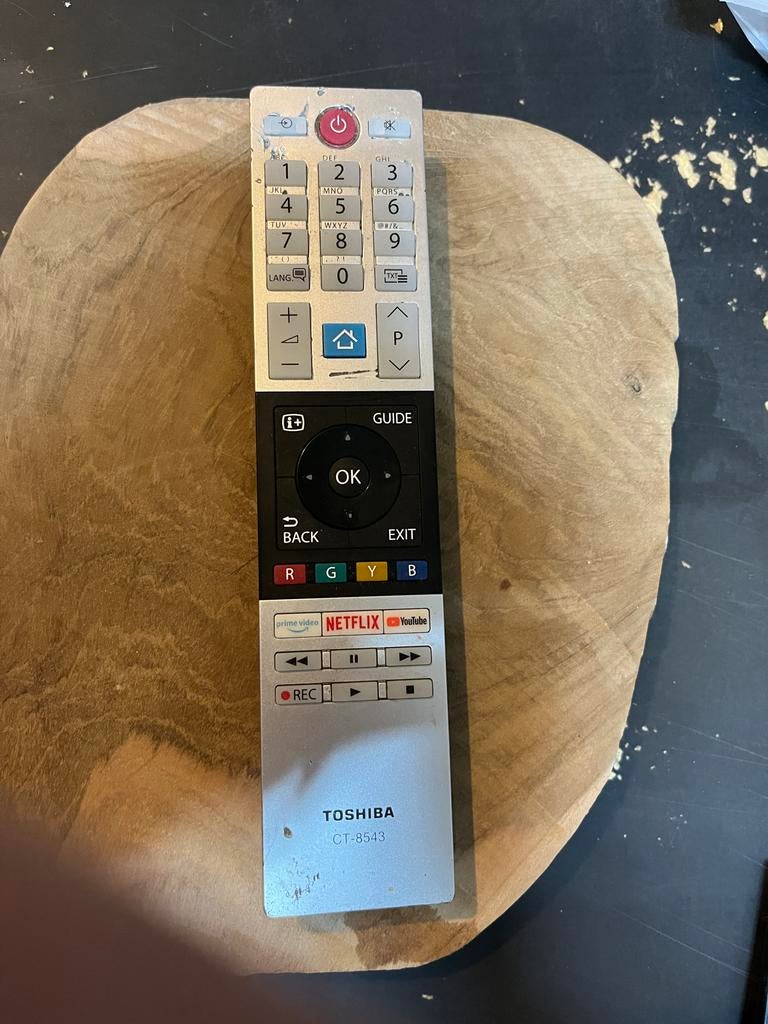 Toshiba CT-8543 Afstandsbediening voor Smart TV, Ophalen of Verzenden, Zo goed als nieuw, Origineel, Tv
