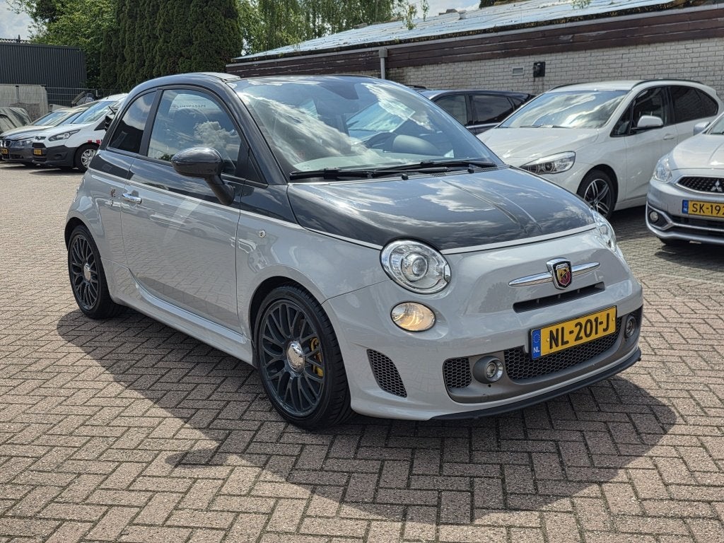 Abarth 595 1.4 T-Jet Abarth Turismo 165pk, sabelt interieur., Automaat, Gebruikt, Euro 6, 4 cilinders