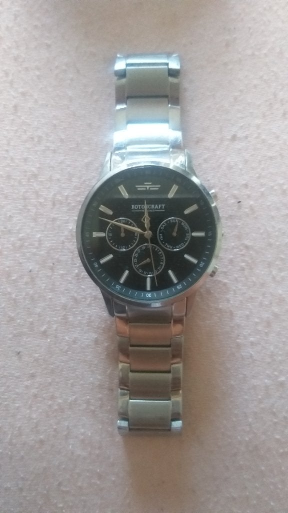 rotorcraft amsterdam rc1601, Sieraden, Tassen en Uiterlijk, Horloges | Heren, Overige merken, Staal, Gebruikt, Polshorloge