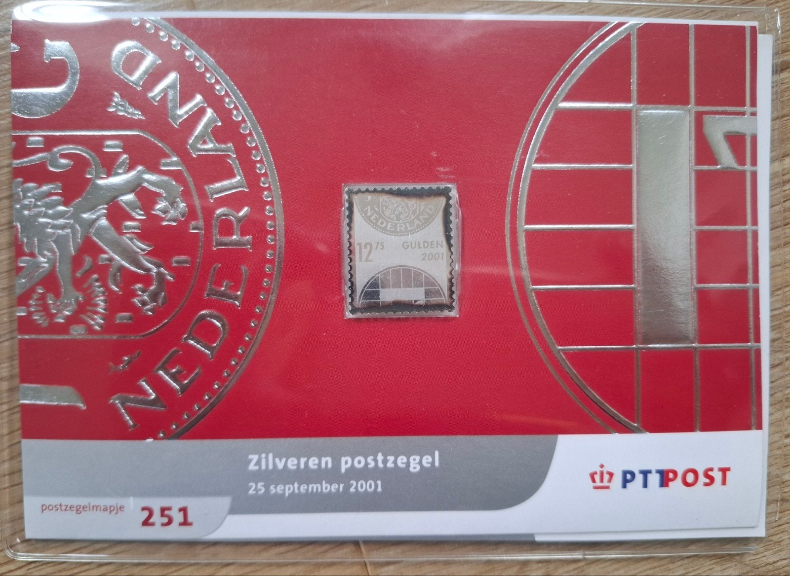 Zilveren postzegel 2001 PTT Post, Postzegels en Munten, Postzegels | Europa | Zwitserland, Ophalen of Verzenden, Postfris