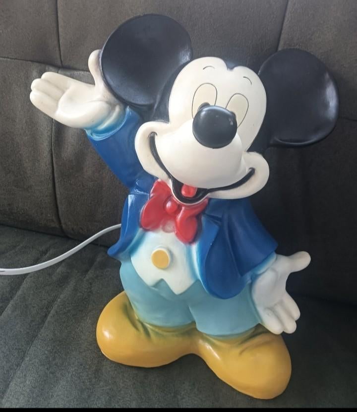 Mickey Mouse lamp

Vintage, Ophalen of Verzenden, Mickey Mouse, Beeldje of Figuurtje