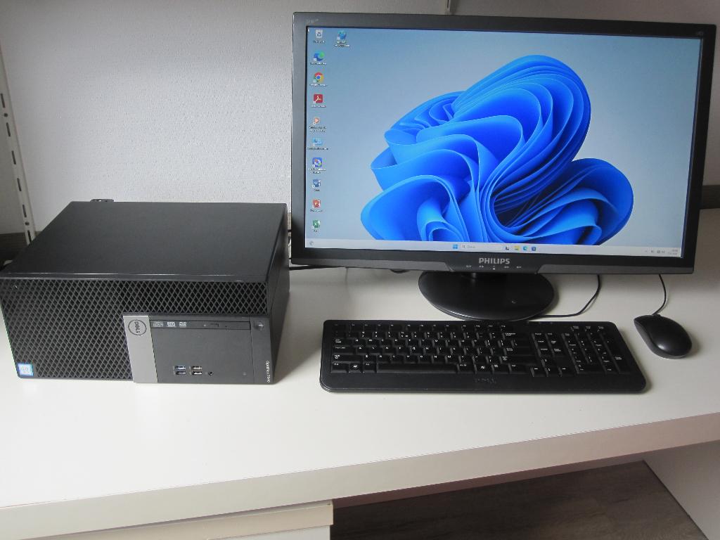 Dell Optiplex 7040 i7-6700 16gb 256gb SSD + 1000gb + 27 inch, Met monitor, Ophalen of Verzenden, Zo goed als nieuw, Dell