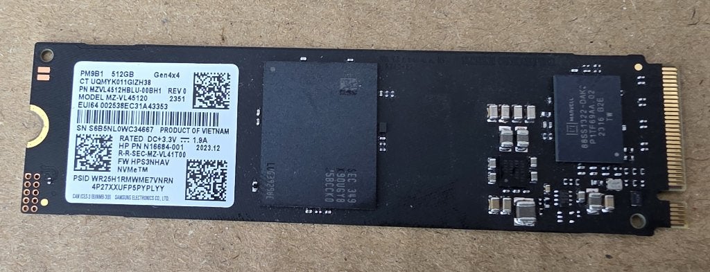 ZGAN Samsung NVMe SSD 512 GB voor de nieuwere laptops/Pc’s, Intern, SSD, 512 GB, Ophalen of Verzenden