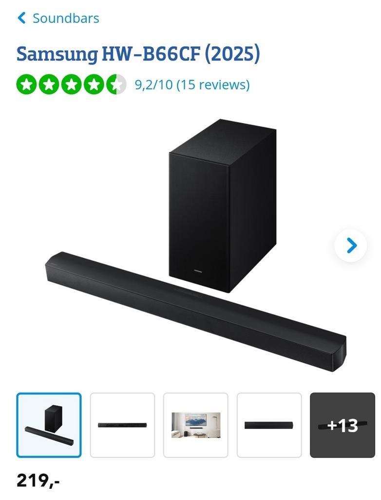 SAMSUNG Soundbar, Ophalen of Verzenden